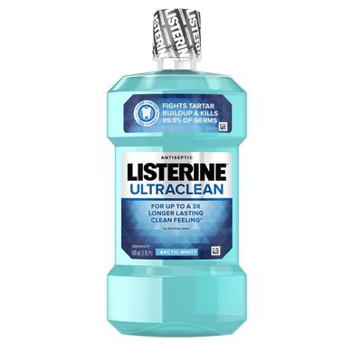 Listerine Ultraclean Arctic Mint Antiseptic Mouthwash