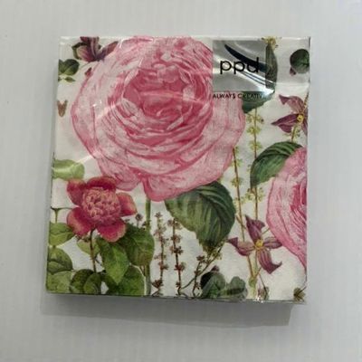 Paperproducts Design Princess Rose Cocktail Napkins