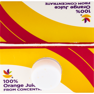 SB 100% Juice, Orange, No Pulp