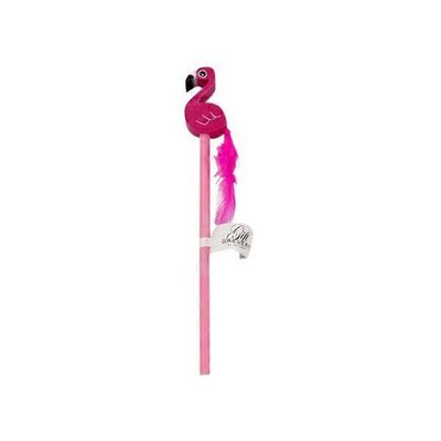 Gift Craft Pencil With Flamingo Design Eraser With Displayer
