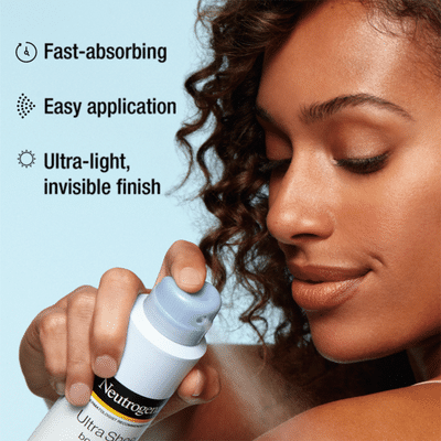 Neutrogena® Ultra Sheer Body Mist Sunscreen Spray Broad Spectrum SPF 30