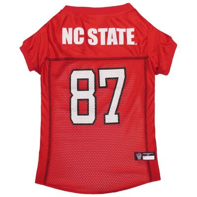 Pets First North Carolina State Wolfpack Football Mesh Dog Jersey