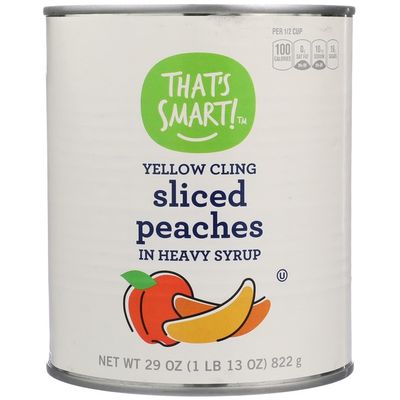 That's Smart! Yellow Cling Sliced Peaches In Heavy Syrup