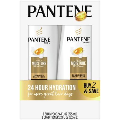 Pantene Pro-V Daily Moisture Renewal Shampoo and Conditioner Bundle