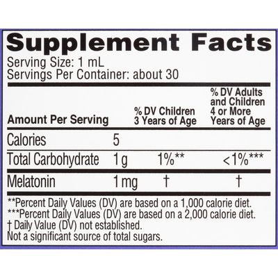 Zarbee's Naturals Children's Sleep Liquid with Melatonin, Natural Berry