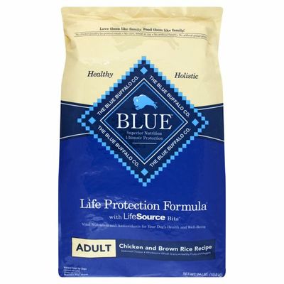 Blue Buffalo Life Protection Formula Natural Adult Dry Dog Food, Chicken and Brown Rice