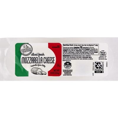 Emporium Selection Pre-Sliced Fresh Mozzarella Log