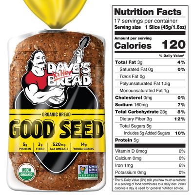 Dave's Killer Bread Good Seed Organic Bread