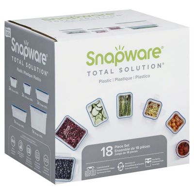 Snapware Food Storage, Plastic, 18 Piece