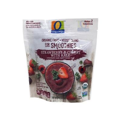 O Organics Strawberry & Cherry With Kale Strawberry, Dark Sweet Cherry, Kale