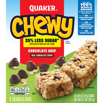 Quaker Granola Cereal Or Fruit Bars