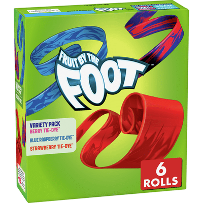 Fruit by the Foot Fruit Snacks, Variety Pack, 6 Count