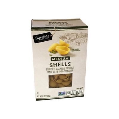 Signature Kitchens Enriched Macaroni Product, Medium Shells