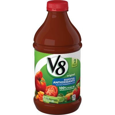V8® 100% Vegetable Juice Essential Antioxidants 100% Vegetable Juice