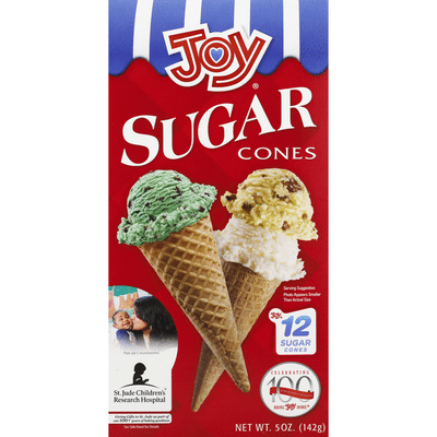 Joy Sugar Cones 12 Ct Instacart