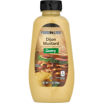 Food Lion Mustard, Dijon, Savory