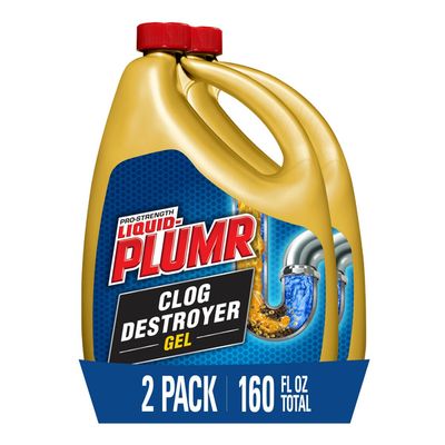 Liquid Plumr Pro-Strength Clog Destroyer Gel with PipeGuard, Liquid Drain Cleaner