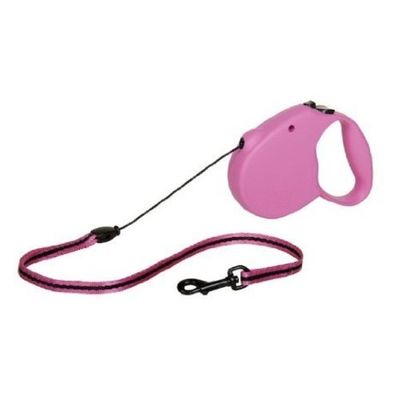 Flexi Retractable Leash Small Pink 16'