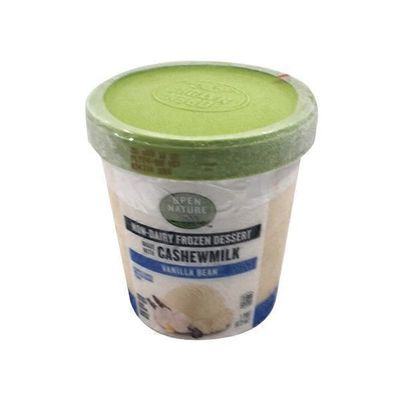 Open Nature Vanilla Bean Flavored Plant Based Cashew Non-dairy Frozen Dessert