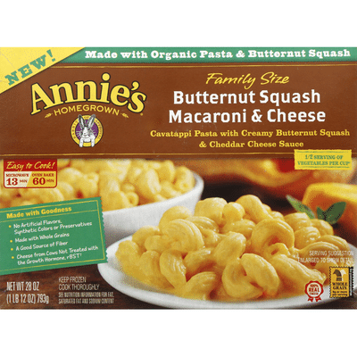 Annie's Macaroni & Cheese, Butternut Squash, Family Size