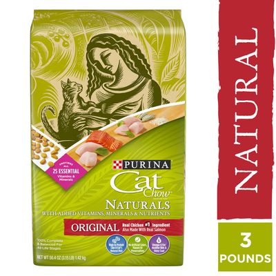 Purina Cat Chow Natural Dry Cat Food, Naturals Original