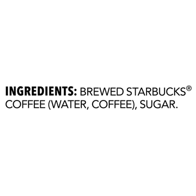 Starbucks Iced Coffee, Lightly Sweetened