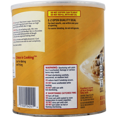 Crisco Shortening All-Vegetable Butter