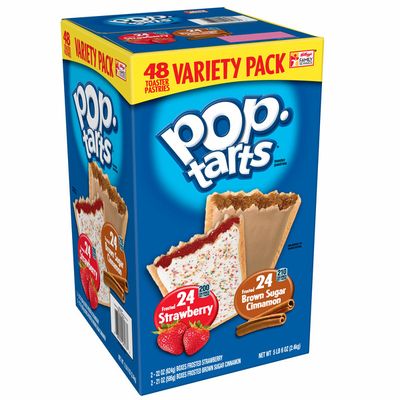 Kellogg's Pop-Tarts Toaster Pastries, Breakfast Foods, Baked in the USA, Variety Pack