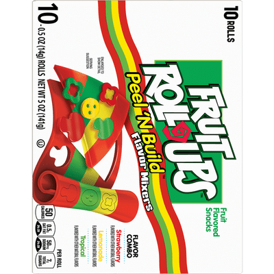 Fruit Roll-Ups Fruit Flavored Snacks, Flavor Mixers