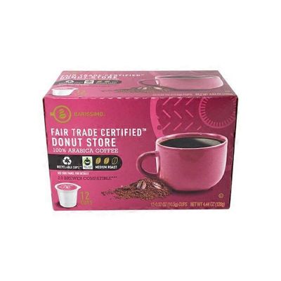 Barissimo Donut Store Coffee Cups , Fair Trade Certified