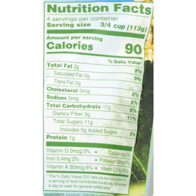 Dole Fruit & Veggie Blends Tropical Avocado with Kale Smoothie Mix