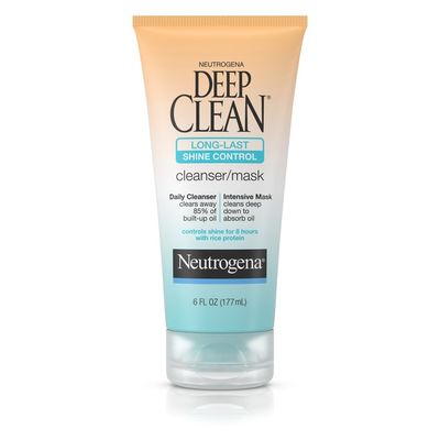 neutrogena deep clean shine control daily scrub