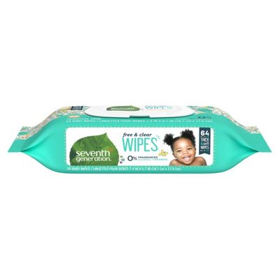 Seventh Generation Baby Wipes With Flip-top Dispenser Free & Clear
