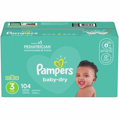 Pampers Baby Dry Diapers Size 3