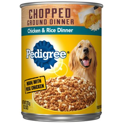 Pedigree Traditional Ground Dinner Chicken & Rice Wet Dog Food