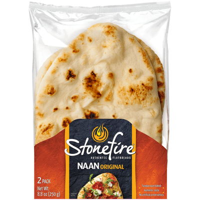 Stonefire Authentic Flatbreads Original Tandoor Baked Naan