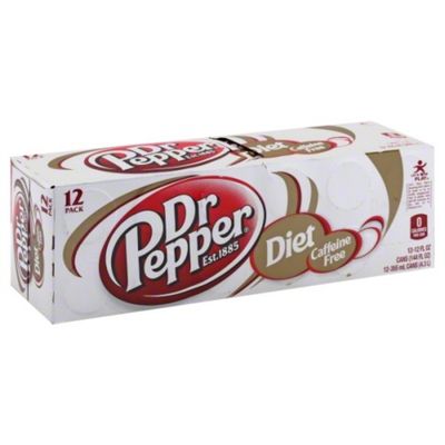 Caffeine Free Diet Dr Pepper Soda