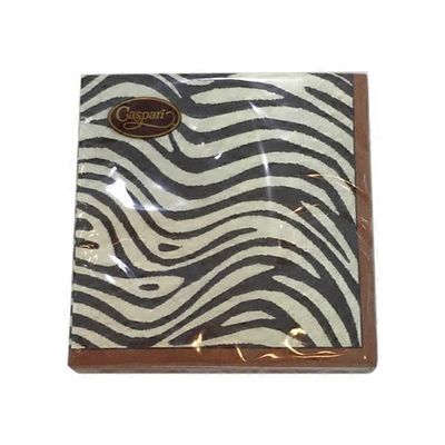 Caspari Serengeti Black Beverage Napkins