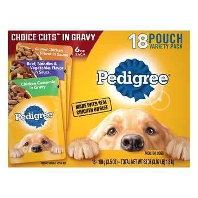 Pedigree Choice Cuts in Gravy Dog Food Variety Pack