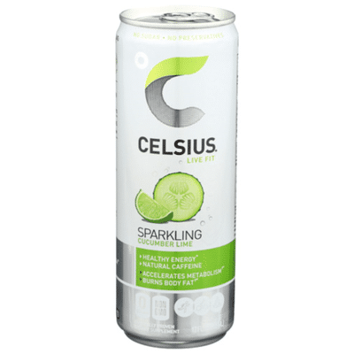 CELSIUS Sparkling Water, Cucumber Lime