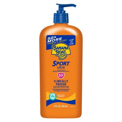 Banana Boat Sport Performance Lotion Family Size Sunscreen Broad Spectrum