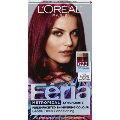 Feria Haircolour, Permanent, Fuchsia-Cha 22