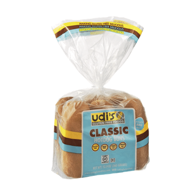 Udi's Gluten Free Soft & Delicious Classic Hot Dog Buns
