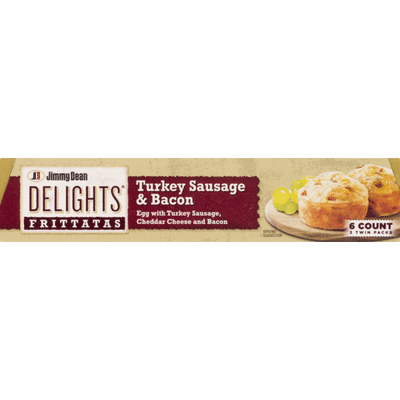 Jimmy Dean Delights Turkey Sausage and Bacon Frittatas, Frozen