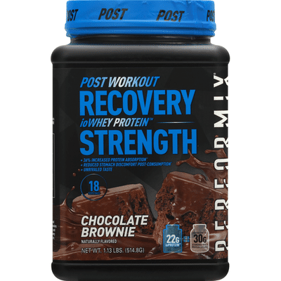 Performix Iowhey Protein Post Workout Recovery Chocolate Brownie Strength 1 13 Lb Instacart