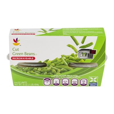 SB Cut Green Beans Cups - 4 CT