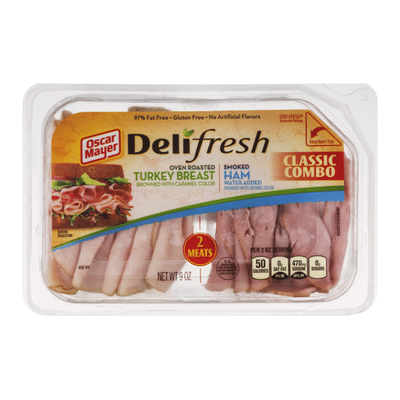 Oscar Mayer Delifresh Combos Turkey Breast and Ham