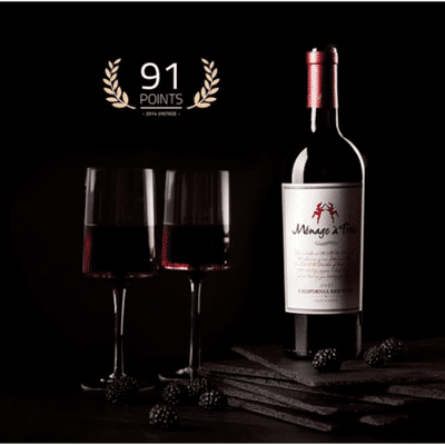 Menage a Trois California Red Blend Red Wine