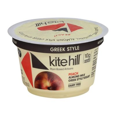 Kite Hill Yogurt, Almond Milk, Greek Style, Peach