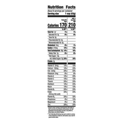 Chex Cereal, Honey Nut, Gluten Free